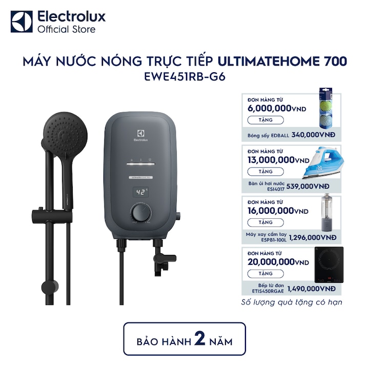 M&aacute;y nước n&oacute;ng trực tiếp UltimateHome 700 4.5kW