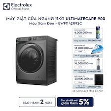 Máy giặt cửa ngang Electrolux 11kg UltimateCare 900 xám đen