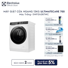 Máy giặt cửa ngang Electrolux 13kg UltimateCare 700 trắng