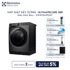 Máy giặt sấy Electrolux giặt 13kg + sấy 9kg UltimateCare 500
