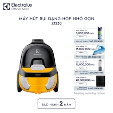 Máy hút bụi dạng hộp có túi nhỏ gọn 1600W - Vàng