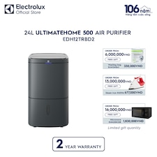 24L UltimateHome 500 air purifier with dehumidification function for 50m² room coverage