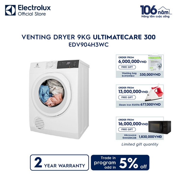 9kg UltimateCare 300 venting dryer&nbsp;