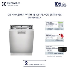 60cm dishwasher with 13 of place settings