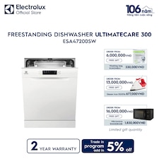 60 cm UltimateCare 300 freestanding dishwasher with 13 of place settings