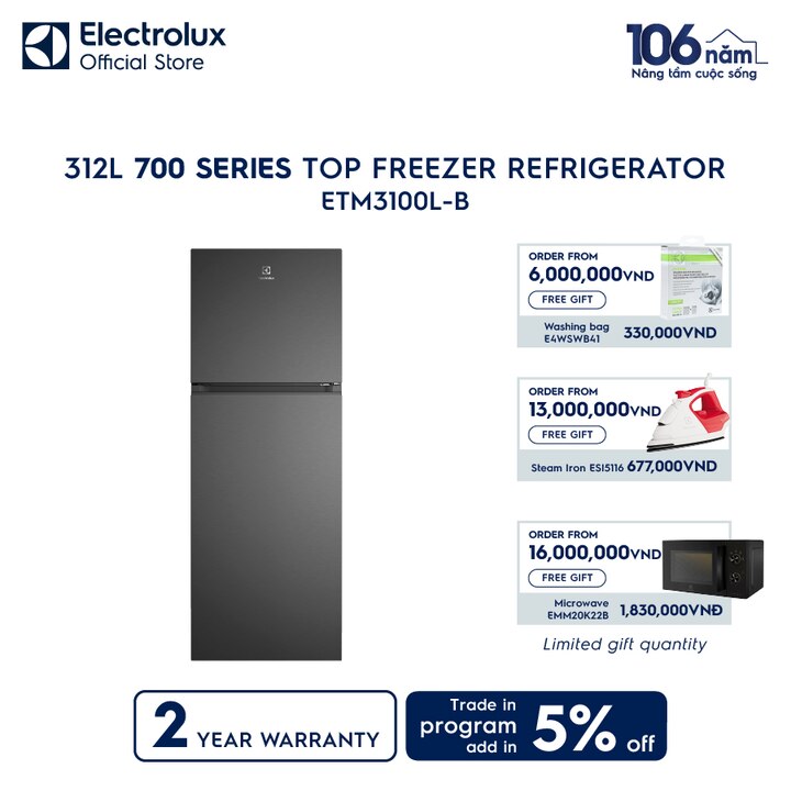 312L 700 Series top freezer refrigerator