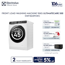 10kg UltimateCare 500 front load washing machine