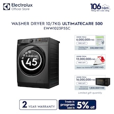 10/7kg UltimateCare 500 washer dryer 