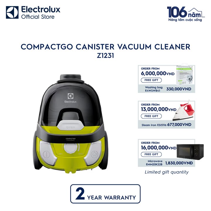 CompactGo canister vacuum cleaner
