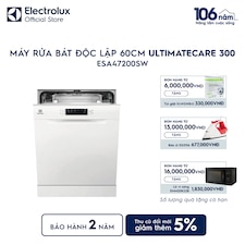 Máy rửa chén độc lập 60 cm UltimateCare 300 cho 13 bộ chén đĩa