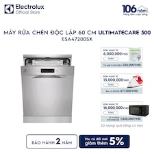 Máy rửa chén độc lập 60 cm UltimateCare 300 cho 13 bộ chén đĩa