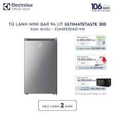 Tủ lạnh Electrolux mini 94L UltimateTaste 300 Xám Arctic