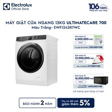 Máy giặt cửa ngang Electrolux 13kg UltimateCare 700 trắng