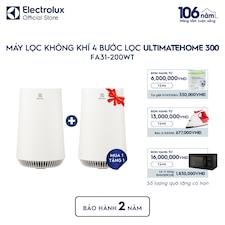 Máy lọc không khí Electrolux phòng 26m² UH300 bộ lọc HEPA
