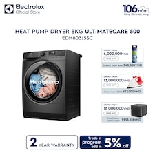 8kg UltimateCare 500 Heat pump dryer 