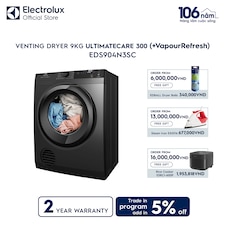 9kg UltimateCare 300 venting dryer 