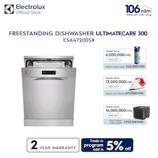 60 cm UltimateCare 300 freestanding dishwasher with 13 of place settings