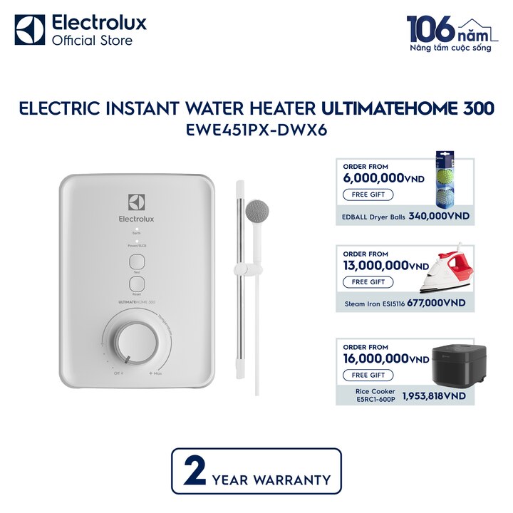 4.5kW UltimateHome 300 electric instant water heater