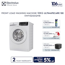10kg UltimateCare 100 front load washing machine