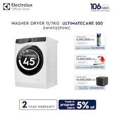 11/7kg UltimateCare 500 washer dryer 
