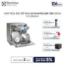 Máy rửa bát để bàn UltimateCare 300 55cm cho 8 bộ chén đĩa
