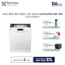 Máy rửa chén độc lập 60 cm UltimateCare 300 cho 13 bộ chén đĩa
