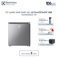 Tủ lạnh Electrolux mini 45 lít UltimateTaste 300 Xám Arctic