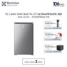 Tủ lạnh Electrolux mini 94L UltimateTaste 300 Xám Arctic