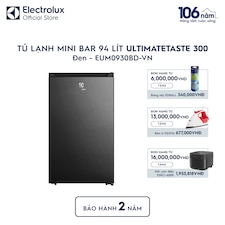 Tủ lạnh Electrolux mini 94L UltimateTaste 300 Đen bóng