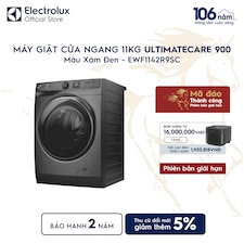 Máy giặt cửa ngang Electrolux 11kg UltimateCare 900 xám đen