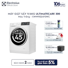 Máy giặt sấy Electrolux giặt 9kg + sấy 6kg UltimateCare 300