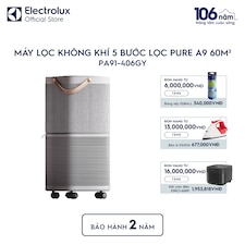 Máy lọc không khí 5 bước lọc Pure A9 cho phòng có diện tích 60m²