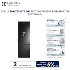 335L UltimateTaste 300 bottom freezer refrigerator