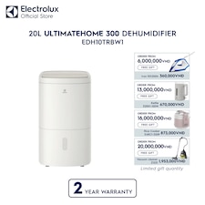 20L UltimateHome 300 dehumidifier for 42m²​ room coverage