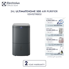 24L UltimateHome 500 air purifier with dehumidification function for 50m² room coverage