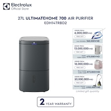 27L UltimateHome 700 air purifier with dehumidification for 58m² room coverage