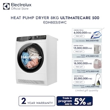 8kg UltimateCare 500 Heat pump dryer 