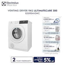 9kg UltimateCare 300 venting dryer 