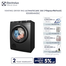 9kg UltimateCare 300 venting dryer 