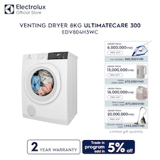 8kg UltimateCare 300 venting dryer