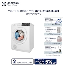 9kg UltimateCare 300 venting dryer 