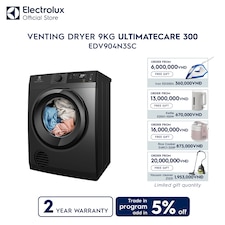 9kg UltimateCare 300 venting dryer