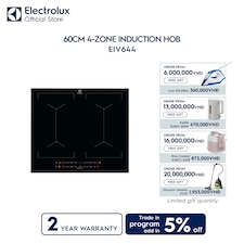 60cm 4-zone induction hob