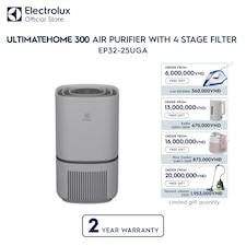 UltimateHome 300 air purifier with 4 stage filter for 30m² room coverage