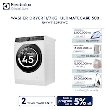 11/7kg UltimateCare 500 washer dryer 