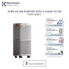 Pure A9 air purifier with 5 stage filter for 60m² room coverage