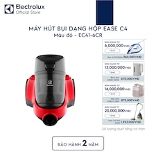 Máy hút bụi dạng hộp không túi Ease C4 2000W - Đỏ
