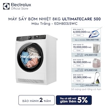 Máy sấy quần áo Electrolux bơm nhiệt 8kg UltimateCare 500