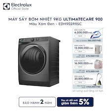 Máy sấy quần áo Electrolux bơm nhiệt 9kg UltimateCare 900