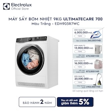 Máy sấy quần áo Electrolux bơm nhiệt 9kg UltimateCare 700